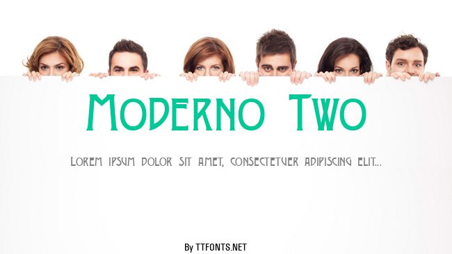 Moderno Two example